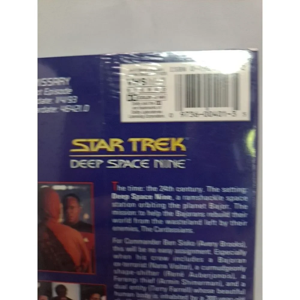 Star Trek: Deep Space Nine/ Pilot- Emissary -Sealed VHS/ CD‎ Rom Game Harbinger